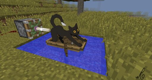 adobe_photoshop_(artwork) all_fours animal_genitalia animal_penis anthro black_body black_fur blush boat canine_genitalia canine_penis digital_media_(artwork) dipstick_tail domestic_cat felid feline felis fluffy fucking_machine fur genitals hi_res imminent_anal looking_at_viewer machine male mammal markings microsoft minecraft minecraft_sheep_fucker_machine mojang nude nude_anthro penis piston raised_tail sheath solo stuck tail tail_markings the_shady_zeraora vehicle watercraft xbox_game_studios yellow_eyes