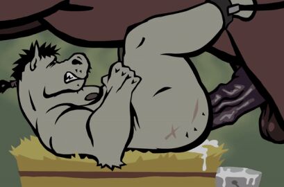 accessory anal anal_sex animal_genitalia animal_penis animated anthro anthro_on_feral anthro_penetrated asinus ass balls big_penis black_hair bodily_fluids bondage bouncing_balls bound brown_body bucket chunkolilt clenched_teeth container cum cum_drip cum_in_ass cum_in_bucket cum_in_container cum_inside donkey dripping duo ejaculation equid equine equine_genitalia equine_penis farm farmer feral feral_penetrating feral_penetrating_anthro fist forced_anal gay genital_fluids genitals grey_body hair hair_accessory hay haybale horse loop male male/male mammal nipples penetration penis questionable_consent restraints rope rope_bondage scar sex short_playtime teeth zoophilia