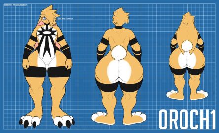 0r0 0r0ch1 2020 3_toes 5_fingers alternate_costume ambiguous_gender animal_humanoid anthro armwear ass bare_thighs big_butt big_ears black_markings blonde_hair blush buckteeth claws clothed clothing color_swatch curvy_figure ears_back ears_down english_text feet femboy fingers front_view fully_clothed fur gloves hair hair_over_eye handwear hindpaw huge_butt humanoid inside lagomorph lagomorph_humanoid leporid long_ears long_feet looking_at_viewer looking_back looking_to_viewer male mammal mammal_humanoid markings model_sheet muscular nude nude_anthro nude_male one_eye_obstructed onomatopoeia paws pivoted_ears rabbit rear_view reference_image solo sound_effects standing teeth text toe_claws toes voluptuous voluptuous_femboy white_body white_fur wide_hips yellow_body yellow_fur