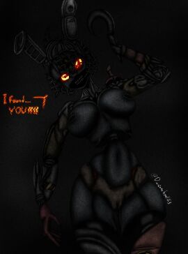 1girls big_breasts bonnie_(cally3d) breasts danionebyall53_(artist) endoskeleton five_nights_at_freddy's five_nights_at_freddy's:_secret_of_the_mimic fnaf mimic prototype prototype_design stalker the_mimic the_mimic_(fnaf)