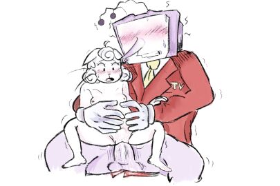 2025 2d 2d_(artwork) antennae antennae_(anatomy) anthro anthro_female blush blush_lines blushing blushing_female blushing_male breasts bulge clenched_teeth color colored cum cum_in_pussy cum_inside cumming deltarune deltarune_chapter_3 digital_media_(artwork) erect_penis erection female full_nelson grabbing grabbing_from_behind grabbing_waist hand_on_another's_arm hand_on_another's_waist hand_on_arm hand_on_waist holding holding_another holding_partner holding_waist humanoid humanoid_male humanoid_on_anthro male male/female male_penetrating male_penetrating_female necktie no_eyes non-human non-human_only nude nude_female open_mouth parted_lips penetration penis penis_in_pussy pointy_nose pussy red_suit red_suit_jacket screen_face simple_background size_difference small_breasts source_request suit suit_and_tie suit_jacket sweat sweating tagme television television_screen tenna_(deltarune) tv tv_head waist_grab white-haired_female white_background white_fur white_hair white_wool womb_bulge yellow_necktie