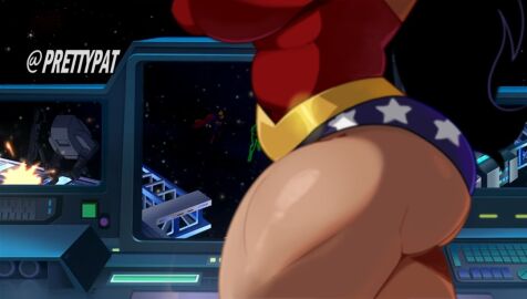 1girls ass breasts dc dc_comics diana_prince edit female female_focus female_only green_lantern green_lantern_(series) justice_league justice_league_unlimited la_tiapat large_ass large_breasts light-skinned_female light_skin solo superman superman_(clark_kent) superman_(series) thick_thighs thighs wide_hips wonder_woman wonder_woman_(series)