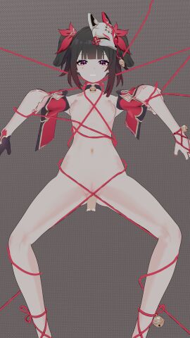 big_breasts black_choker breasts breasts_apart brown_hair choker female furkahakai long_hair looking_at_viewer male mask mask_on_head nipples nude nude_female open_mouth penis penis_in_pussy pink_eyes pussy raped_female red_eyes sex sleeveless sleeveless_dress solo_focus sparkle_(honkai:_star_rail) spread_legs straight tongue twintails very_long_hair