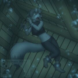 ankle_cuffs barefoot drowning feet submerged tagme thehiddenmagpie underwater