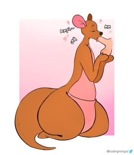 2024 anthro anthro_penetrated balls bustingmangos closed_eyes disembodied_penis disney duo featureless_chest fellatio female female_penetrated flat_chested genitals hi_res human human_on_anthro human_penetrating human_penetrating_anthro humanoid_genitalia humanoid_penis interspecies kanga kangaroo kneeling literature macropod male male/female male_penetrating male_penetrating_female mammal marsupial mature_female oral penetration penile penis pouch_(anatomy) public_domain sex tail thick_tail thick_thighs tongue tongue_out winnie_the_pooh_(franchise)