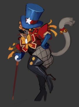 ass femboy fishnets jaspar_(pajamamcham) magician male original original_character pajamamcham_(artist)