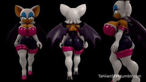 3d 3d_model animated big_breasts bouncing_breasts breasts cameltoe female fully_clothed gif gloves high_heel_boots high_heels jiggle jiggling_ass jiggling_breasts kabalmystic latex mobian mobian_(species) mobian_bat navel pussy rouge_the_bat rouge_the_bat_(kabalmystic) sega sonic_(series) sonic_adventure_2 sonic_the_hedgehog_(series) tahlian walk_cycle walking