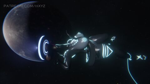 16:9 2025 animal_dildo anthro ass big_breasts breasts deepthroat dildo dildo_insertion equine_dildo fellatio female female_penetrated floating floating_object glowing glowing_body glowing_nipples grey_body hi_res hxyz long_tail mammal masturbation nipples non_mammal_breast nude patreon patreon_username planet qhala reptile rope scalie snake solo solo_female space stars tail tail_around_arm throat_bulge tongue tongue_out url watermark zero_gravity