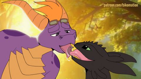 2024 2boys 2d_animation activision animated anthro anthro_on_anthro better_version_at_source big_eyes big_horns bikomation black_body black_skin blinking bodily_fluids close-up countershading crossover deep_kiss deep_kissing detailed_background digital_media_(artwork) dragon dreamworks duo excited excited_for_sex eye_contact facial_expressions forest frame_by_frame french_kiss french_kissing furry green_eyes half-closed_eyes horn how_to_train_your_dragon hug implied_sex intraspecies kissing licking light long_tongue looking_at_another looking_at_partner looking_pleasured male male/male mythological_creature mythological_scalie narrowed_eyes nature nature_background night_fury nude nude_anthro nude_male open_mouth outdoor_sex outdoors outside outside_sex pleasure pleasure_face pleasured purple_body purple_eyes purple_skin reptile saliva saliva_on_tongue saliva_string saliva_trail scalie sex short_playtime smile snake_tongue spots spotted_body spyro spyro_the_dragon sun sunglasses sunglasses_on_head sunlight tongue tongue_in_mouth tongue_out tongue_to_tongue tongue_touching_another's_tongue toothless tree trees western_dragon wet