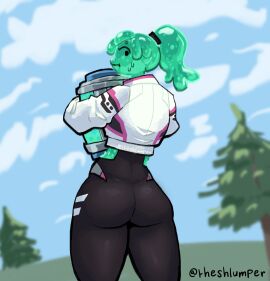 ass big_ass chug_jug ella_slurp fortnite looking_at_viewer looking_back slurp_juice tagme theshlumper