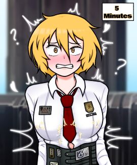 1girls blonde_female blonde_hair confused confused_look don_quixote_(limbus_company) female female_only kreky limbus_company literature motion_lines nipple_bulge nipples_visible_through_clothing project_moon public_domain resisting shaking stomach_bulge tears voodoo voodoo_doll voodoo_doll_(limbus_company) will_you_play?_(limbus_company)