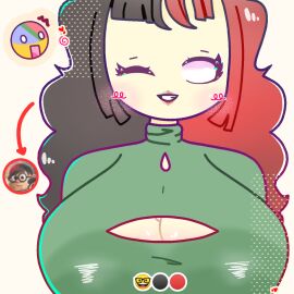 2d 2girls :0 ;d alternate_color alternate_costume alternate_hair_color alternate_hairstyle big_breasts black_and_red_hair blush breasts clothing countryballs countryhumans countryhumans_girl countryhumans_oc cream_background crossover electronic_arts emoji emoji_(race) facebook female female_only green_clothing green_dress happy heart korod_(mari_sumi) late light_yellow_body light_yellow_skin lipstick los_ojos_blancos makeup mamulince mari_sumi megumi_minerva megumi_minerva_(stickman) meme nerd nerd_emoji nerd_emoji_(meme) one_coin plants_vs_zombies plants_vs_zombies_2:_it's_about_time polandball popcap_games red_lipstick sdlg shitpost shocked_expression simple simple_background simple_coloring simple_shading sister sisters sparkles stepsister stepsisters stickman sweater_dress uvuluxya wall-nut_(pvz) weird_crossover white_eyes xd youtube youtube_hispanic