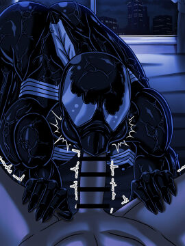 absurd_res alien alien_humanoid all_fours ass ass_up breasts building censor_bar censored city city_background curtains duo ejaculation emblem empty_eyes erection fellatio female first_person_view genitals hi_res human human_on_humanoid humanoid humanoid_genitalia humanoid_penis ineffective_censorship interspecies male male/female mammal marvel marvel_comics muscles muscular muscular_female muscular_humanoid nude oral penile penis penis_in_mouth puffed_cheeks sex she-venom symbiote tasuku13 unknown_character vein veiny_muscles venom_(marvel) window