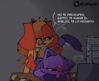 ambiguous_consent anthro anthro_on_anthro anthro_only anthro_penetrating_anthro beagle bite_mark black_sclera boss boss_and_employee canine cat catkashi0 catnap catnap_(poppy_playtime) critters_(poppy_playtime) cup dark_sclera dialogue digital_media_(artwork) dog dogday dogday_(poppy_playtime) doggy domestic_cat domestic_dog dubious_consent feline furry furry_canine furry_male furry_on_furry furry_only gay_sex grimdark heart-shaped_pupils inverted_eyes job light_pupils male male/male markings movement movement_lines mug necktie no_humans noncon office orange_fur orange_skin papers paperwork poppy_playtime poppy_playtime_(chapter_3) possible_rape pulling_tail purple_fur purple_skin sex smiling_critters spanish spanish_dialogue steam sweat sweatdrop sweating sweaty tagme tail tail_grab tail_pull tail_wagging tears tie translated_in_comments wagging wagging_tail