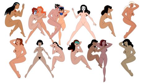 15girls 6+girls andrea_beaumont arms barbara_gordon barefoot batgirl batgirl_(dcau) batman:_mask_of_the_phantasm batman:_the_animated_series batman_(series) big_breasts black_hair breasts brown_hair calendar_girl_(dc) catwoman catwoman_(dcau) closed_eyes completely_nude crossover dc_comics dcau dcuaom emmylou_brown female female_only hairy_pussy hands harley_quinn harley_quinn_(classic) kairi_tanaga legs lips lipstick long_hair mask masked_female modernww2fare multiple_females multiple_girls nipples nude nude_female open_mouth page_monroe poison_ivy poison_ivy_(dcau) pussy red_claw red_hair renee_montoya roxy_rocket short_hair sleeping summer_gleeson talia_al_ghul talia_al_ghul_(dcau) tattoo teeth the_new_batman_adventures tied_hair white_hair zatanna zatanna_(dcau) zatanna_zatara
