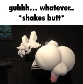 2025 3d animated anthro anthro_only ass balls big_ass big_butt biped bottom_heavy bottom_heavy_femboy bunny bunny_boy bunny_ears bunny_tail caption clapping_ass clapping_cheeks desk desk_lamp ear femboy femboy_only flaccid flaccid_penis fur_tuft furry furry_only gubby guhg_kemon huge_ass huge_balls humanoid_genitalia humanoid_penis lamp looking_at_viewer looking_back looking_back_at_viewer male male_only meme no_sound oc painting penis rippling_ass robloxian shaking_ass shaking_butt solo solo_male tagme tail thick_ass thick_thighs thighhighs throwing_it_back topwear video white_fur