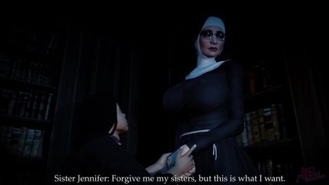 1boy 1boy1girl 1girls 3d 3d_hentai_beauties ass between_legs between_thighs big_ass big_breasts breasts bust busty chest curvaceous curvy curvy_figure dark-skinned_male dark_skin female footjob hips hourglass_figure huge_ass huge_breasts large_ass large_breasts legs light-skinned_female light_skin male male/female mature mature_female mature_male nun original original_character original_characters outercourse sister_jennifer_(xalas) slim_waist straight tagme thick thick_hips thick_legs thick_thighs thigh_sex thighs top_heavy video voluptuous waist wide_hips xalas xalas_(character)