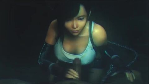 3d 3d_animation animated asian asian_female beer_belly big_belly biting_lip black_hair censored censored_penis clothed_female_nude_male clothed_sex drooling faceless_male final_fantasy_vii hand_on_knee hand_on_leg handjob horny horny_female japanese japanese_dialogue licking_penis licking_tip long_gloves naked_male nose_blush potbelly sitting smelly_cock spitting_on_penis stinky tagme tifa_lockhart tongue_out tongue_wrap video