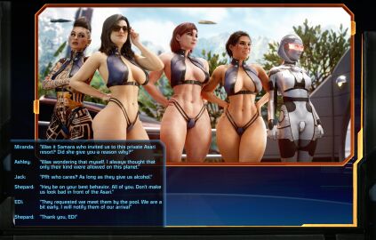 3d 5girls ai_character android artificial_intelligence ashley_williams big_ass big_breasts big_thighs breasts commander_shepard curvaceous curvy curvy_figure dinoboy555 edi english_text female femshep gynoid hips huge_ass huge_breasts huge_thighs jack_(mass_effect) jane_shepard large_ass large_breasts large_thighs light-skinned_female light_skin mature mature_female miranda_lawson multiple_females multiple_girls robot robot_girl robot_humanoid slim_waist story thick thick_hips thick_legs thick_thighs thighs voluptuous waist wide_hips wide_thighs