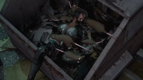 3d animated corpse dead death female female_death ghost_in_the_shell gore guro gurochanop hard_vore kusanagi_motoko mp4 no_sound straight tagme thrown_away trash_can video wound_fucking zoophilia