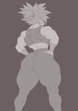 ass big_ass bodybuilder defined_muscles dragon_ball dragon_ball_super extreme_muscles female huge_ass kefla massive_muscles massive_thighs muscles muscular muscular_female nod9 strong_female tagme thick_ass thick_legs thick_thighs tight_clothing