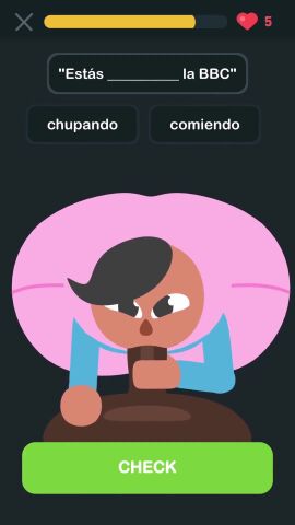 big_ass blowjob bootydox brown_skinned_female cum_in_mouth deepthroat duolingo fat_ass female macstarva tagme video voice_acted zari_(duolingo)