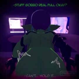 big_ass cum_inside goblin goblin_female hibby3d plap pov reverse_cowgirl_position shortstack tagme vaginal_penetration video