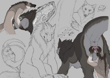 ambiguous_penetration animal_genitalia animal_pussy anthro anthro_on_feral anthro_penetrating anthro_penetrating_feral anus blowjob canid canine canine_genitalia canine_pussy canis cum cum_in_mouth cum_inside dragon duo fellatio female feral feral_penetrated finger_fuck fingering fur furred_dragon furred_scalie genitals hi_res hybrid internal internal_fellatio internal_oral male male/female mammal mythological_creature mythological_scalie mythology nematious_(character) oral oral_penetration oversized_fellatio oversized_oral penetration penile penis penis_in_mouth penis_on_tongue pussy scalie sex silas_zeranous size_difference spread_pussy spreading tongue tongue_out tongue_out_blowjob vaginal_penetration wolf yaroul zoophilia