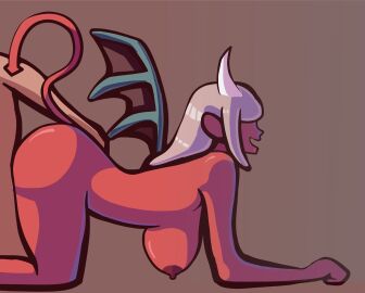 1girls big_breasts breasts demon demon_girl demon_horns demon_tail female monster monster_girl nyxaquarious re-logic sex side_view terraria thick_thighs voodoo_demon_(terraria)