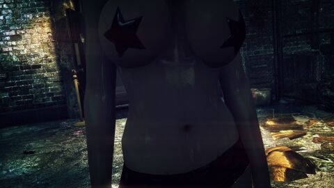 3d big_breasts breasts collar collarbone edit elizabeth_bodling fake_breasts fake_tits female hitman hitman_absolution io-interactive private_dance raining star_pasties strip_club stripper video_games wet_body