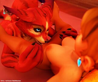 2girls 3d bed bedroom blizzard_entertainment cunnilingus female gnome gnome_(warcraft) gnome_female kingofdracthyr licking_pussy naked naked_female pussy tagme vulpera vulpera_female warcraft world_of_warcraft yuri