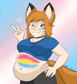 1girls big_belly breasts fat fat_belly fat_female female spaceseacow