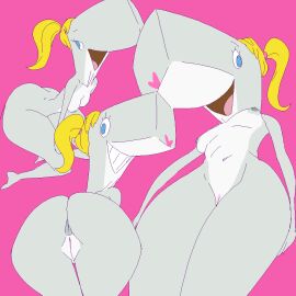 1girls 2022 anthro anus ass ass_focus blonde_hair breasts cetacean female female_only hourglass_figure looking_at_viewer mammal marine nickelodeon nipples nude nude_female open_mouth pearl_krabs ponytail pussy small_breasts solo solo_female sperm_whale spongebob_squarepants whale yev-san