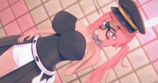 1girls 3d big_breasts blush bowtie breasts clothing deluxe_rosie eyes_visible_through_hair female female_only fully_clothed glasses green_eyes hat impossible_clothes indie_virtual_youtuber large_breasts looking_at_viewer nipple_bulge pink_hair rabbit rabbit_girl short_shorts smile tan-skinned_female tan_body tan_skin tara_kaminarito tight_clothing twintails virtual_youtuber