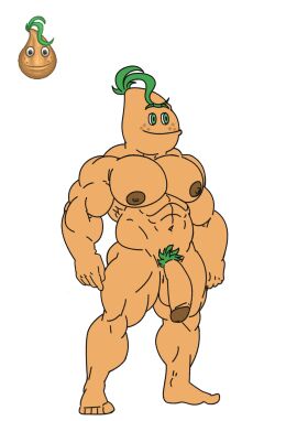 1boy bossvrayder_art flipline_studios male male_only muscular non-human non-human_only nude nude_male onion papa_louie sarge_(papa_louie) toony video_game video_game_character video_game_franchise video_games