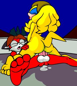 2016 anthro anus ass bellary_(terrenslks) black_ears black_nose blonde_hair blue_eyeshadow bodily_fluids breasts brown_hair canid canine canis closed_eyes cowgirl_position digital_media_(artwork) duo echidna eyeshadow fan_character female female_penetrated fox from_front_position fur genital_fluids genitals hair hand_on_leg humanoid_genitalia humanoid_penis interspecies looking_pleasured lying lying_on_ground makeup male male/female male_penetrating male_penetrating_female mammal monotreme multicolored_body multicolored_fur multicolored_hair on_back on_bottom on_ground on_top penetration penile penile_penetration penis penis_in_pussy pussy rear_view red_body red_fur scoter_the_redfox_(terrenslks) sega sex sonic_(series) sonic_the_hedgehog_(series) tail tan_body tan_fur terrenslks three-quarter_view tongue two-tone_body two-tone_fur two-tone_hair vaginal_fluids vaginal_penetration white_body white_fur yellow_body yellow_fur yellow_tail
