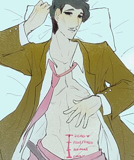 artist_name colored dark_eyes duke_(papa_louie) duke_gotcha_(papa_louie) flipline_studios grey_hair light-skinned_male light_skin male older_male pale-skinned_male pale_skin papa_louie pencil_mustache pink_background pink_pants riding_crop salt_and_pepper_hair skinny skinny_male solo_male tagme