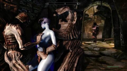 2girls draugr raped_by_monster skyrim tagme vaginal_penetration video