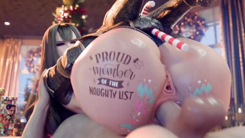 1boy 1girls 3d anal anal_sex animated ass female huge_ass male sound tagme tdontran video