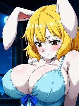 1girls ai_generated animated animation big_breasts blonde_hair carrot_(one_piece) female furry_female grabbing_own_breast mp4 night one_piece solo steamy_breath tagme video vilievans white_body