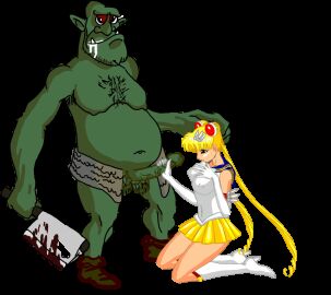 2000s animated bishoujo_senshi_sailor_moon blonde_hair female handjob huge_penis large_penis magical_girl male monster ogre penis playshapes sailor_moon skindentation tight_clothing usagi_tsukino