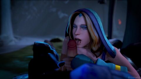 crystal_maiden dota_2 handjob tagme video