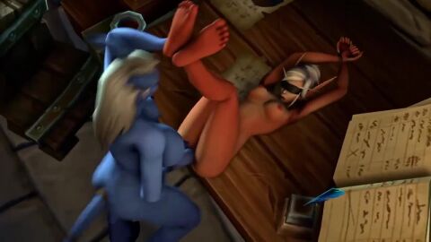 3d animated big_balls big_breasts big_penis blindfold blood_elf blue_skin breast_size_difference draenei draenei_futa elf femsub futa_on_female futadom futanari hooves horns horsecock itsmorti naked nipples on_back on_table pussy restrained small_breasts tagme video warcraft world_of_warcraft