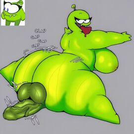 1girls animated big_ass big_breasts big_butt big_penis breasts cut_the_rope female female_only no_sound penis tagme unknown_artist video