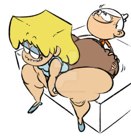 ass ass_focus assjob blonde-haired_female blonde_female blonde_hair butt_crush butt_smother deviantart deviantart_logo deviantart_username female female_on_male huge_ass incest incest_(lore) lincoln_loud lori_loud male nickelodeon penis penis_in_ass seductive seductive_look seductive_pose sister_and_brother sitting_on_lap the_loud_house ultrahand