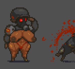 1boy 1girls abdomen abdominals armor armored_boots armored_female armored_gloves ass belly belly_button big_breasts black_body black_female boots breasts breasts_bigger_than_head breasts_out brush cap_(dead_ahead) dark-skinned_female dark-skinned_male dark_body dark_nipples dark_skin dead_ahead ebony female female_focus fit fit_female fitness gas_mask gloves helmet helmet_covering_face helmet_only helmet_with_visor horny horny_male male male/female male_focus mask masked masked_female milf milfs muscles muscular muscular_arms muscular_ass muscular_female muscular_legs muscular_thighs nipples pixel pixel34 pixel_(artwork) pixel_art pixelated pussy pussy_focus red_eyes red_glasses rule_63 seductive seductive_body seductive_look seductive_pose soldier soldier_(dead_ahead) tactical_gear tactical_gloves tactical_nudity tactical_vest thick thick_ass thick_butt thick_hips thick_legs thick_thighs tits_out young younger_female younger_male