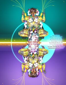 corruption double_sided_dildo grey_skin honkai_(series) li_sushang milf mirror_reflection mother_and_daughter oyakodon pregnant qin_suyi sofiam squatting_on_sword