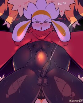 balls cinderace cindy_(cuchuflin) cuchuflin cum_while_penetrated curvy femboy fucked_silly girly male pokemon pokemon_(species) raboot small_balls stomach_bulge thick_thighs wide_hips