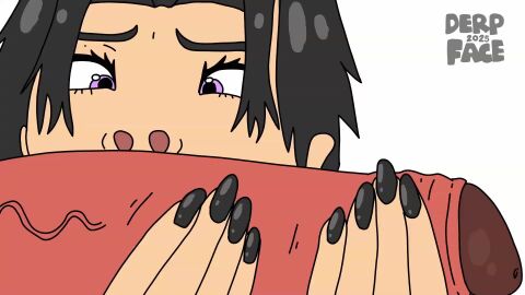 1080p 1920x1080 1boy 1femboy 1futa 1futa1boy 1sec_video 2025 animated animation black black_hair brown_lips brown_lipstick demon_penis derpfacensfw dick ear eyebrows eyelashes femboy femboy_focus foreskin futanari karla_(derpfacensfw) long_fingernails looping_animation meme_reference nails no_sound nostrils pale_skin penis purple_eyes red_penis rumi_sniffing_gimbap sammy_(derpfacesnfw) tagme vein video watermark