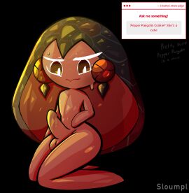 1boy art_request cookie_run cookie_run_kingdom male penis pepper_pangolin_cookie self_upload sloumpl solo